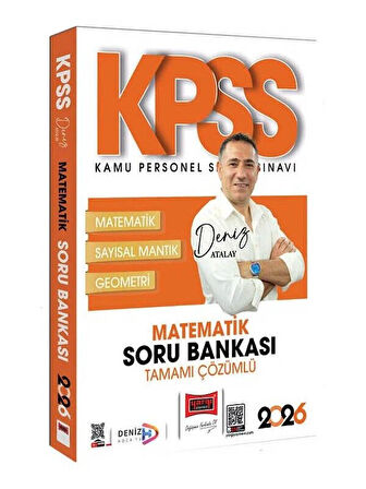 Yargı 2026 KPSS Matematik Soru Bankası Çözümlü - Deniz Atalay