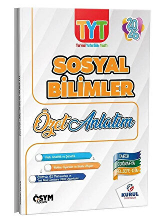 Kurul 2026 YKS TYT Sosyal Bilimler Özet Anlatım