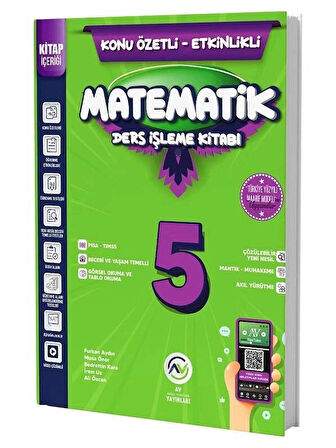 Av 2026 5. Sınıf Matematik Ders İşleme Kitabı Yeni Müfredata Uygun