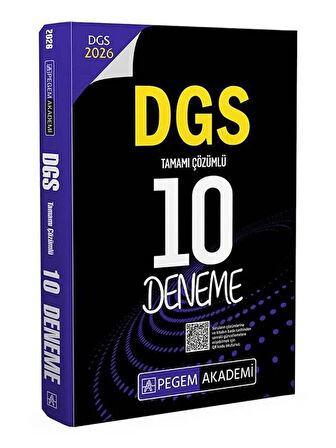 Pegem 2026 DGS 10 Deneme Çözümlü