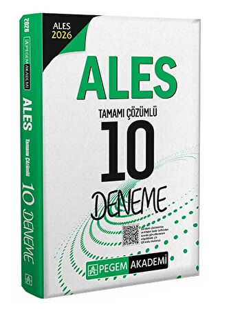 Pegem 2026 ALES 10 Deneme Çözümlü
