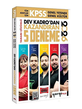 Yargı 2026 KPSS Genel Yetenek Genel Kültür Dev Kadrodan Kazandıran 5 Deneme Çözümlü