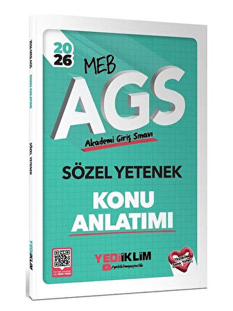 Yediiklim 2026 MEB-AGS Sözel Yetenek Konu Anlatımı