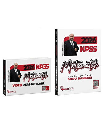 HocaKafası 2026 KPSS Matematik Video Ders Notları + Soru Bankası 2 li Set 