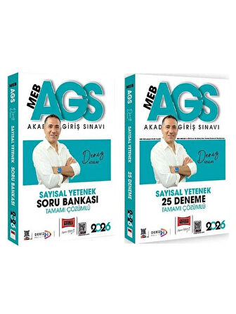 Yargı 2026 MEB-AGS Sayısal Yetenek Soru Bankası + 25 Deneme 2 li Set 