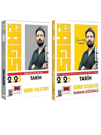 Yargı 2026 MEB-AGS Tarih Konu Anlatımı + Soru Bankası 2 li Set