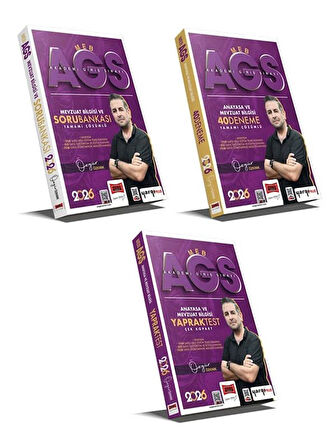 Yargı 2026 MEB-AGS Anayasa ve Mevzuat Bilgisi Soru Bankası + 40 Deneme + Yaprak Test 3 lü Set