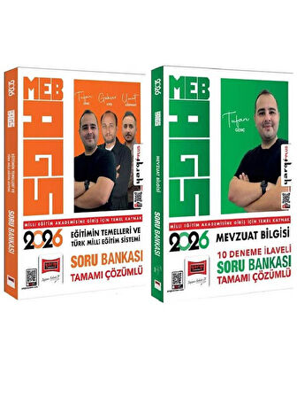 Yargı 2026 MEB-AGS Eğitimin Temelleri ve Türk Milli Eğitim Sistemi + Mevzuat Bilgisi Soru Bankası 2 lı Set 