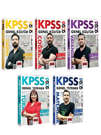 Yargı 2026 KPSS Genel Yetenek Genel Kültür Konu Anlatımı 5 li Set