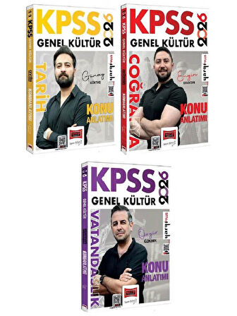 Yargı 2026 KPSS Tarih + Coğrafya + Vatandaşlık Konu Anlatımı 3 lü Set 