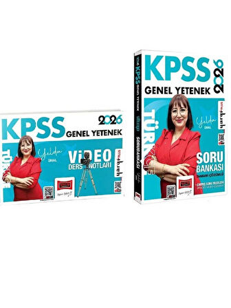 Yargı 2026 KPSS Türkçe Video Ders Notları + Soru Bankası 2 li Set
