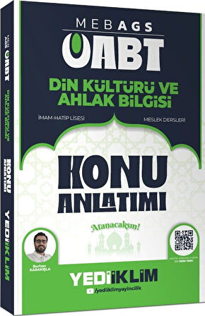 Yediiklim 2026 MEB AGS ÖABT Din Kültürü ve Ahlak Bilgisi Konu Anlatımı