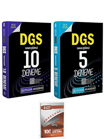 Pegem 2026 DGS 10+5 Deneme 2 li Set AnlaKazan Paragraf