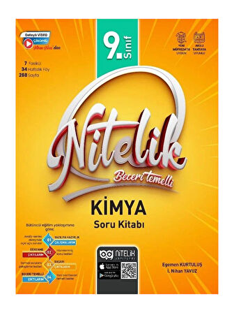 Nitelik 2026 9. Sınıf Kimya Beceri Temelli Soru Kitabı