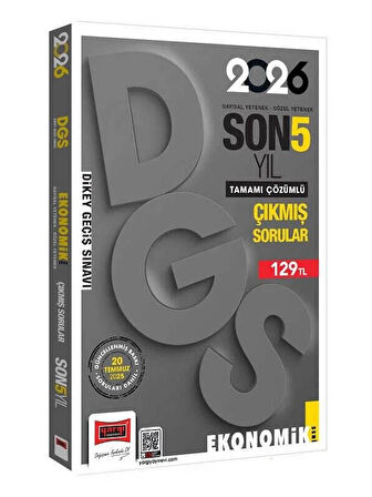 Yargı 2026 DGS Çıkmış Sorular Son 5 Yıl Çözümlü Ekonomik Seri