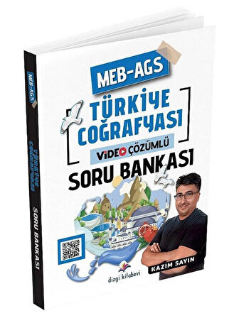 DizgiKitap 2026 MEB-AGS Türkiye Coğrafyası Soru Bankası Çözümlü