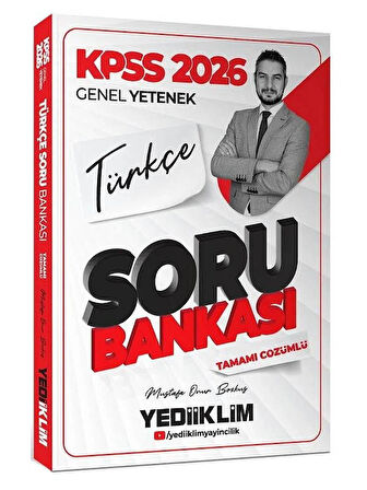Yediiklim 2026 KPSS Türkçe Soru Bankası Çözümlü