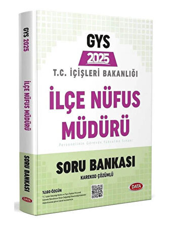 Data 2025 GYS İçişleri Bakanlığı İlçe Nüfus Müdürü Soru Bankası