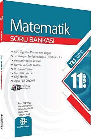 BilgiSarmal 2026 11. Sınıf Matematik Soru Bankası