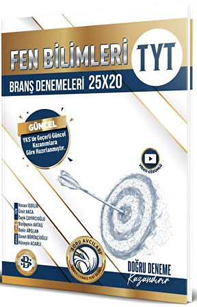 BilgiSarmal 2026 TYT Fen Bilimleri 25 x 20 Branş Denemeleri
