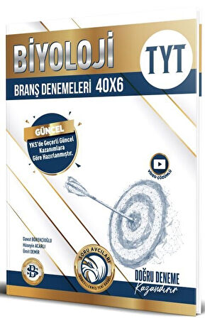 BilgiSarmal 2026 TYT Biyoloji 40 x 6 Branş Denemeleri