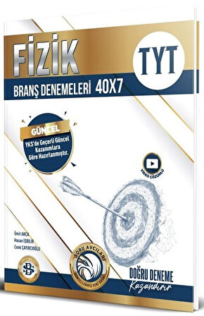 BilgiSarmal 2026 TYT Fizik 40 x 7 Branş Denemeleri