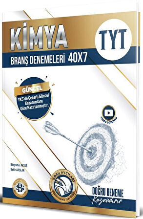 Bilgi Sarmal Yayınları TYT Kimya 40 x 7 Branş Denemeleri
