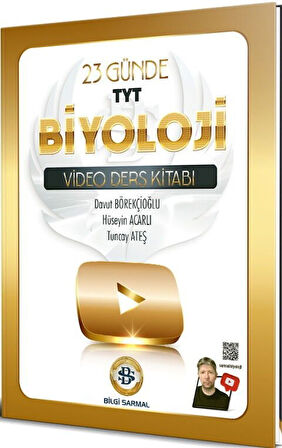 BilgiSarmal 2026 TYT Biyoloji 23 Günde Video Ders Kitabı