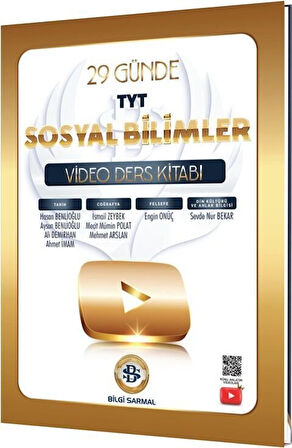 BilgiSarmal 2026 TYT Sosyal Bilimler 29 Günde Video Ders Kitabı