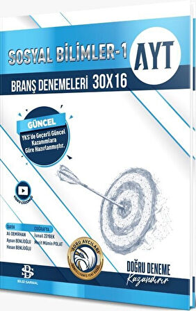 BilgiSarmal 2026 AYT Sosyal Bilimler 1 30 x 16 Branş Denemeleri