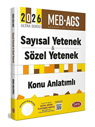 Data 2026 MEB-AGS Sayısal-Sözel Yetenek Konu Anlatımlı Ultra Serisi