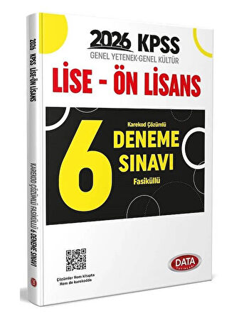 Data 2026 KPSS Lise Ön Lisans Deneme Çözümlü