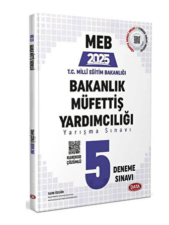 Data 2025 MEB Bakanlık Müfettiş Yardımcılığı 5 Deneme Çözümlü