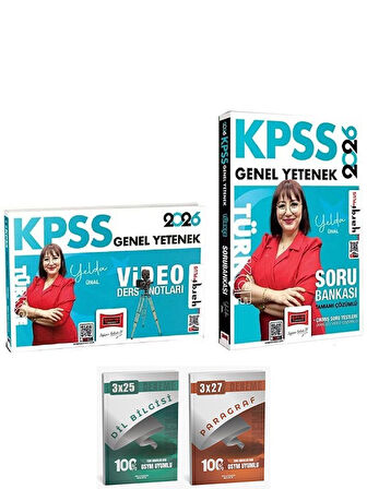 Yargı + Anla Kazan 2026 KPSS Türkçe Video Ders Notları + Soru Bankası 2 li Set - Yelda Ünal Yargı Yayınları