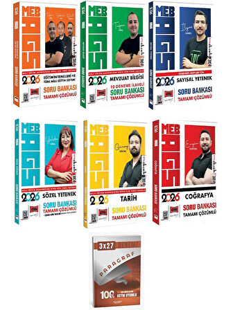 Yargı + Anla Kazan 2026 MEB-AGS Tüm Dersler Soru Bankası 6 lı Set Yargı Yayınları
