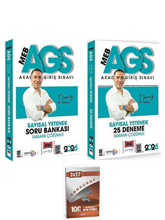 Yargı + Anla Kazan 2026 MEB-AGS Sayısal Yetenek Soru Bankası + 25 Deneme 2 li Set