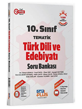 Çap 2026 10. Sınıf Türk Dili ve Edebiyatı Tematik Soru Bankası
