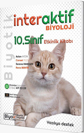 Biyotik 2026 10. Sınıf Biyoloji İnteraktif Etkinlik Kitabı