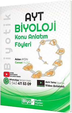Biyotik 2026 AYT Biyoloji Konu Anlatım Föyleri
