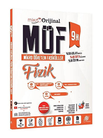 Orijinal 2026 9. Sınıf Fizik MÖF Mikro Öğreten Fasiküller