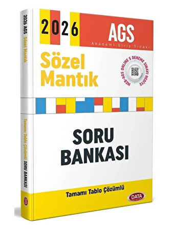 Data 2026 MEB-AGS Sözel Mantık Soru Bankası Çözümlü