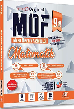 Orijinal 2026 Mikro 9. Sınıf Matematik MÖF Mikro Öğreten Fasiküller