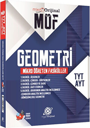 Orijinal 2026 Mikro TYT AYT Geometri MÖF Mikro Öğreten Fasiküller Set