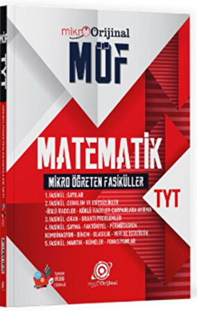 Orijinal 2026 Mikro TYT Matematik MÖF Mikro Öğreten Fasiküller Set