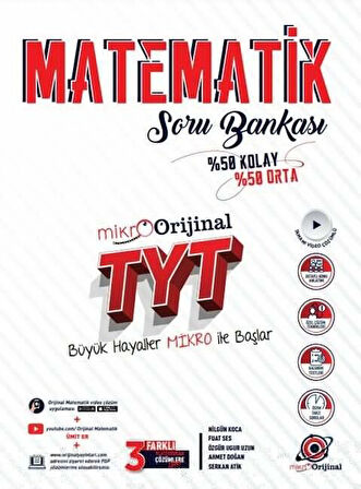 Orijinal 2026 TYT Matematik Mikro Soru Bankası