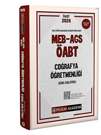 Pegem 2026 ÖABT MEB-AGS Coğrafya Öğretmenliği Konu Anlatımlı