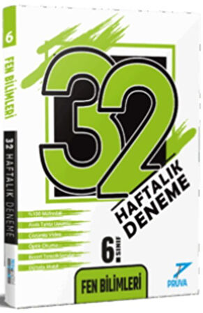 Pruva 2026 6. Sınıf Fen Bilimleri 32 Haftalık Deneme