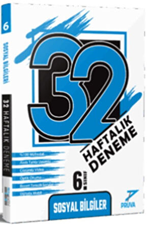 Pruva 2026 6. Sınıf Sosyal Bilgiler 32 Haftalık Deneme