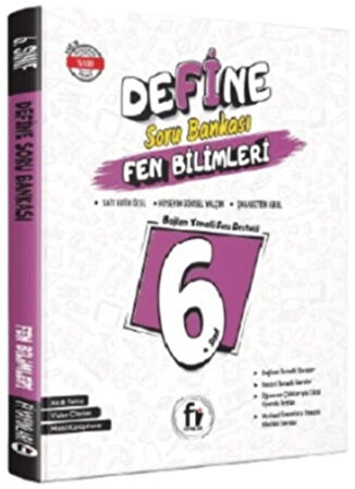 Fi 2026 6. Sınıf Fen Bilimleri Define Soru Bankası YeniMaarif Modele Uygun