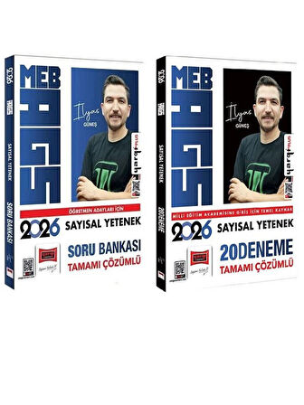 Yargı 2026 MEB-AGS Sayısal Yetenek Soru Bankası + 20 Deneme 2 li Set